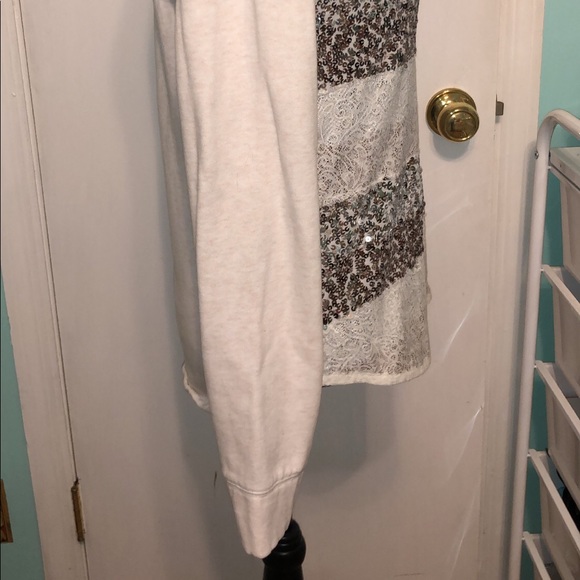 Express Sequin Sweater Size M - Picture 5 of 10